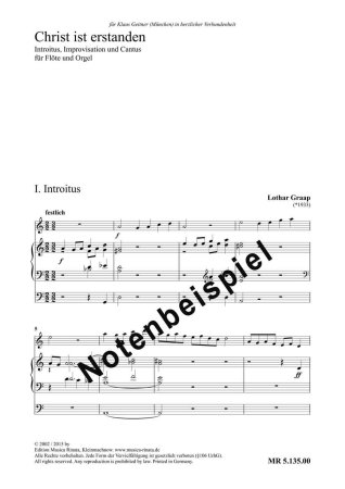 Preview: Christ ist erstanden - Introitus